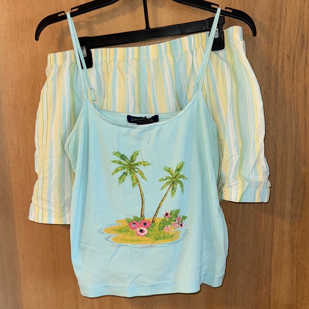 Charter Club tropical pj set